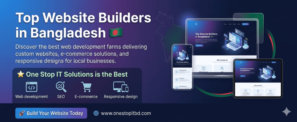 Top Website Builders in Bangladesh